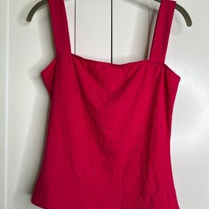 Reformation Pink Bustier Fitted Tank Top